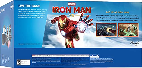 Sony PS4 PSVR Marvel Iron Man Bundle VR Headset + Camera + Controllers 3004152 (Renewed)
