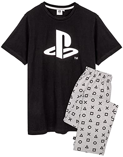 PlayStation Pyjamas Mens T-Shirt With Long OR Short Trousers PJS X-Large