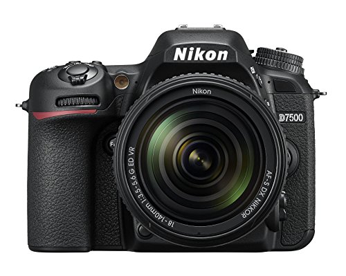 Nikon D7500 20.9MP DSLR Camera with AF-S DX NIKKOR 18-140mm f/3.5-5.6G ED VR Lens, Black (Renewed)