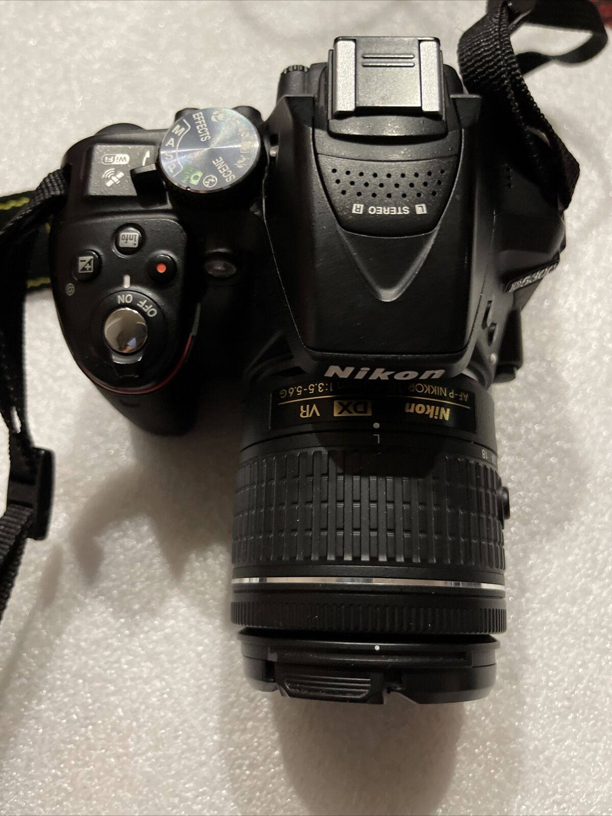Nikon D5300 24.2MP Digital SLR Camera Kit W/Nikon AF-P Nikkor 18-55mm Lens 32GB