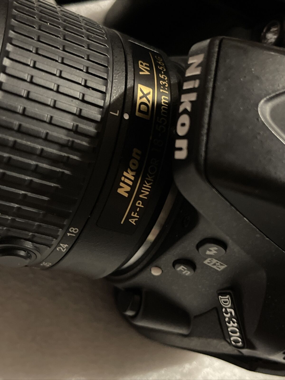 Nikon D5300 24.2MP Digital SLR Camera Kit W/Nikon AF-P Nikkor 18-55mm Lens 32GB