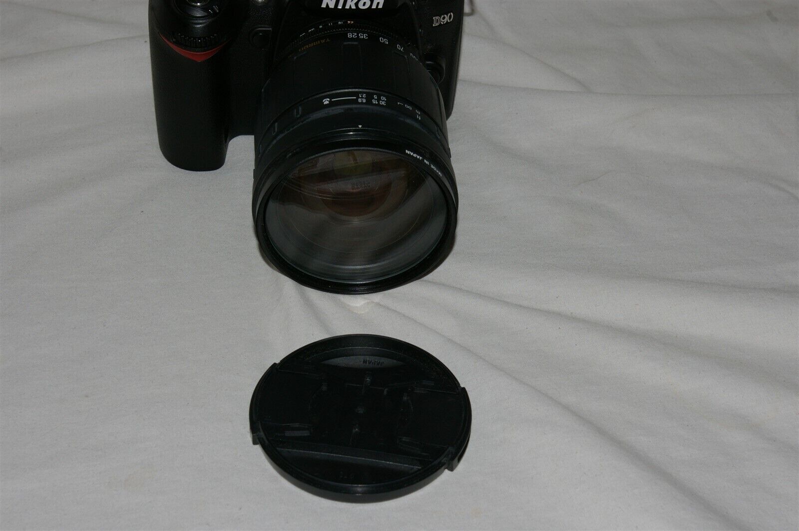 Nikon D90 12.3MP Digital SLR Camera w/28-200mm Tamron AF Lens TESTED!