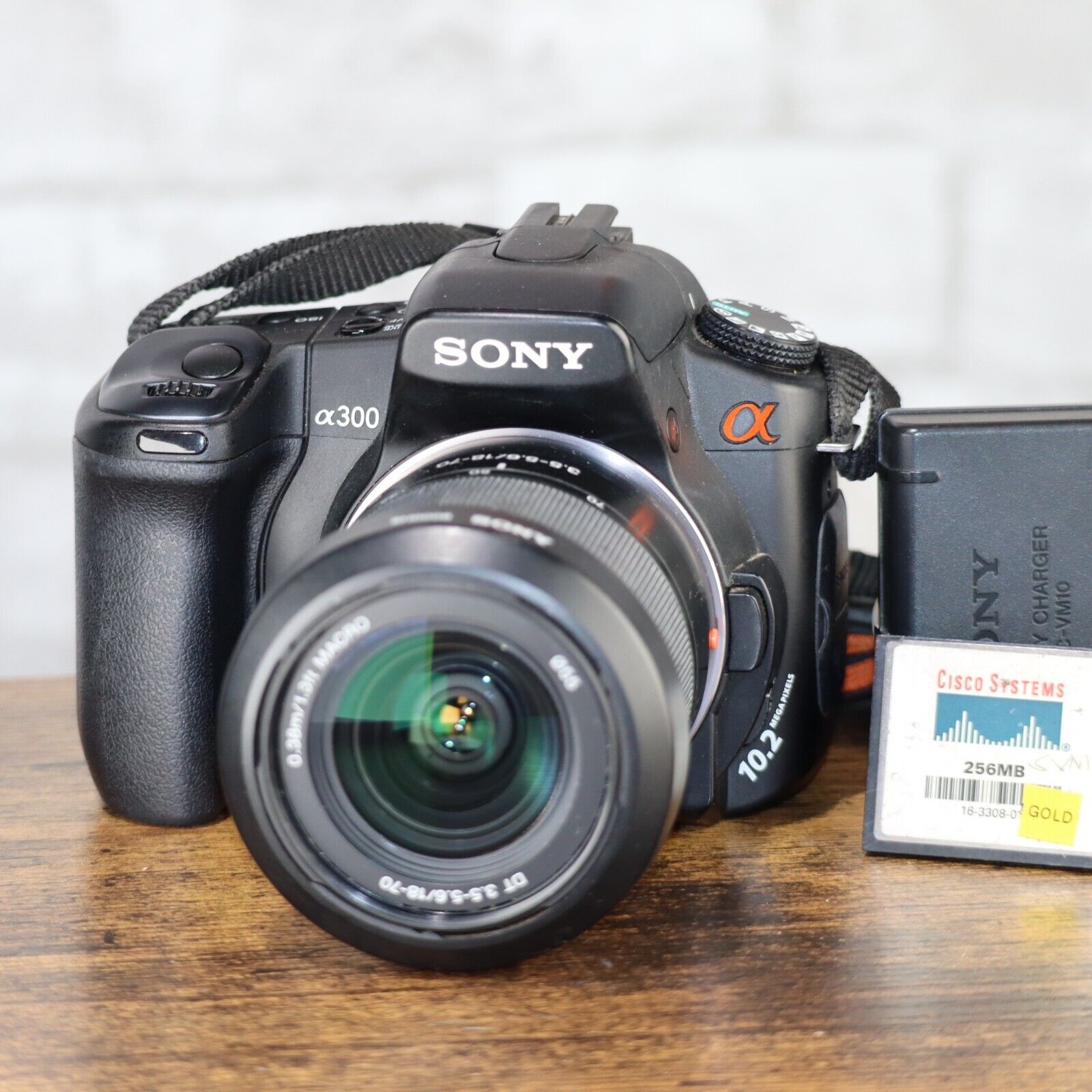 Sony Alpha a300 10MP Digital DSLR Camera W 18-70MM lens *GOOD/TESTED*