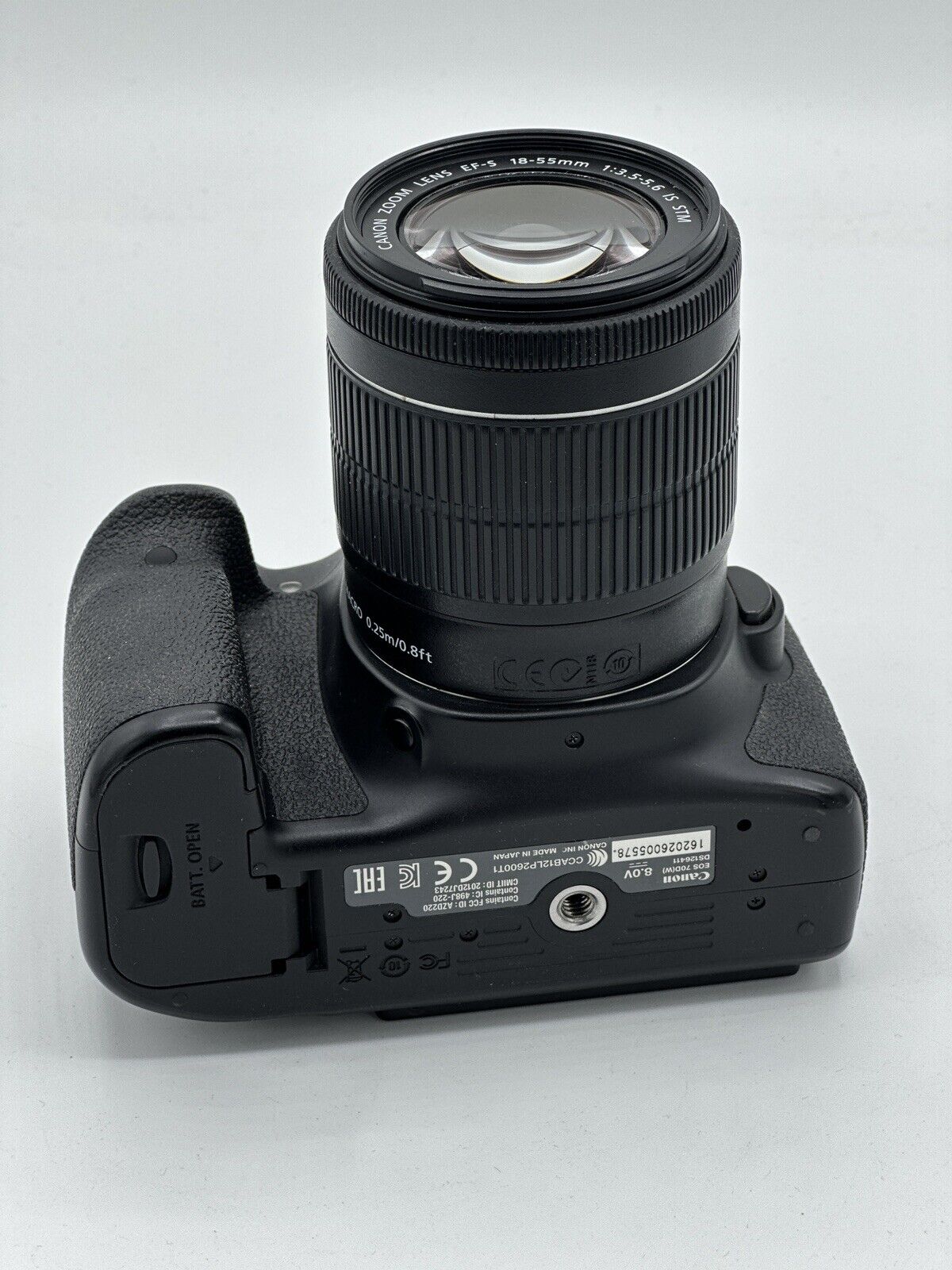 Canon EOS 70D 20.2MP Digital SLR Camera - Black (Kit w/ EF-S IS STM 18-55mm...