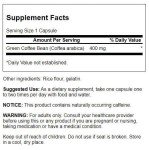 Swanson Green Coffee Bean Extract 400mg - 60 Caps