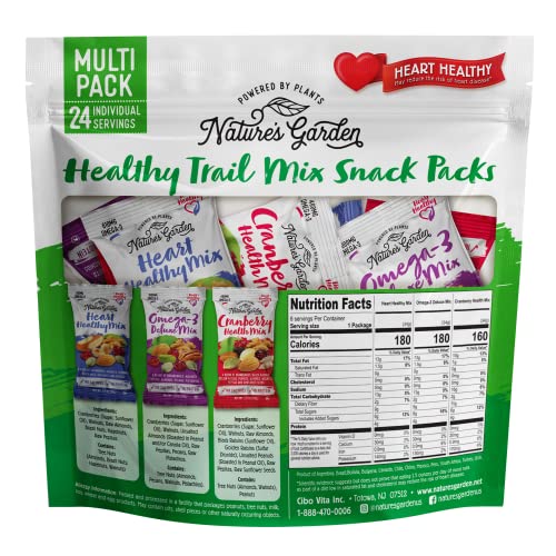 Nature's Garden Healthy Trail Mix Snack Packs - 24 Servings