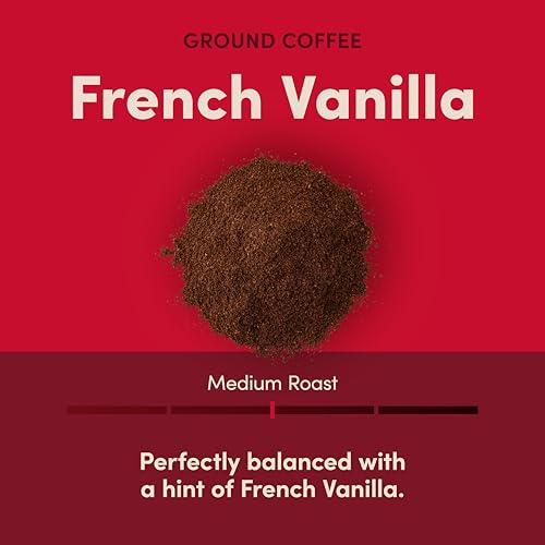 Tim Hortons French Vanilla Ground Coffee, 12 Ounce Bag