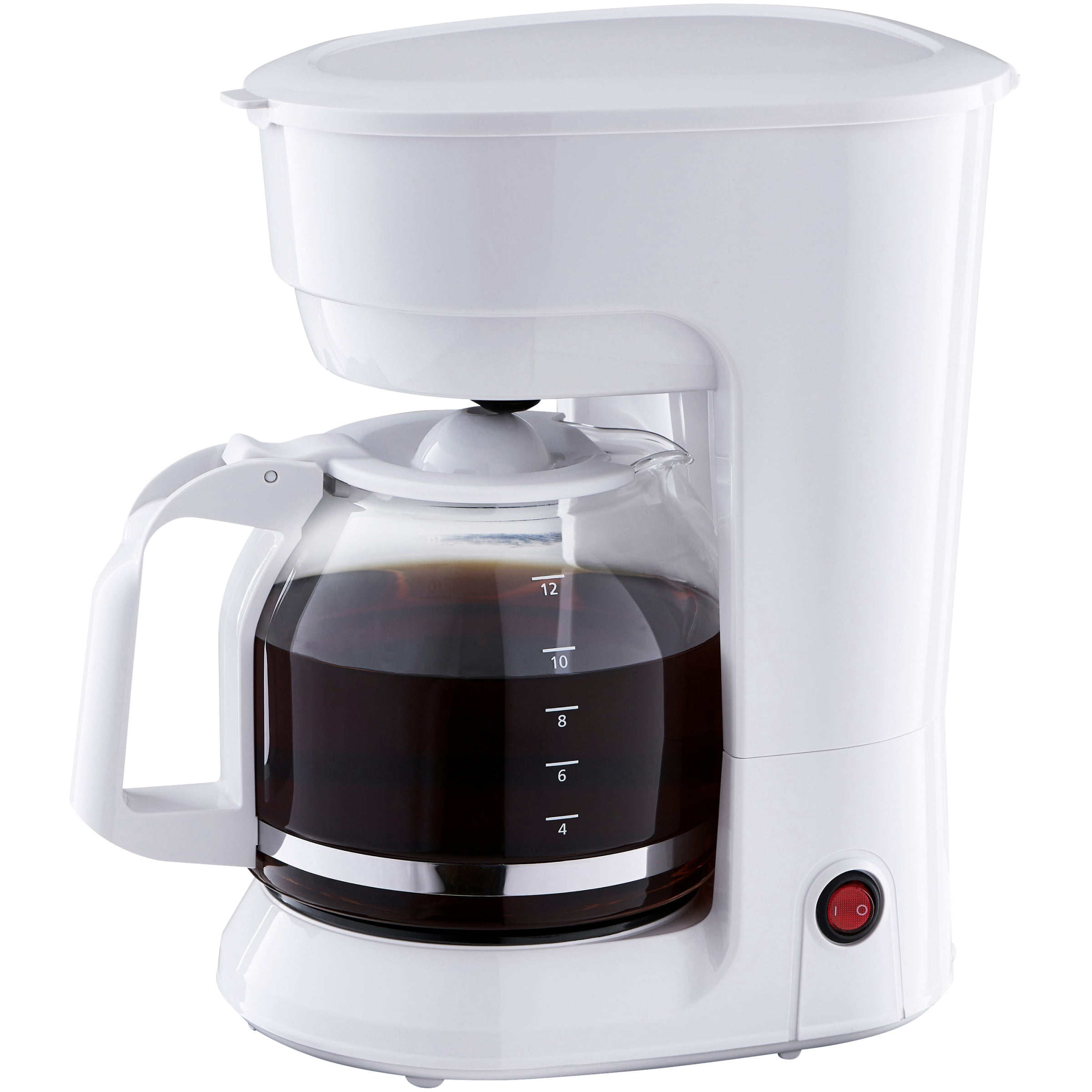 White 12 Cup Drip Coffee Maker