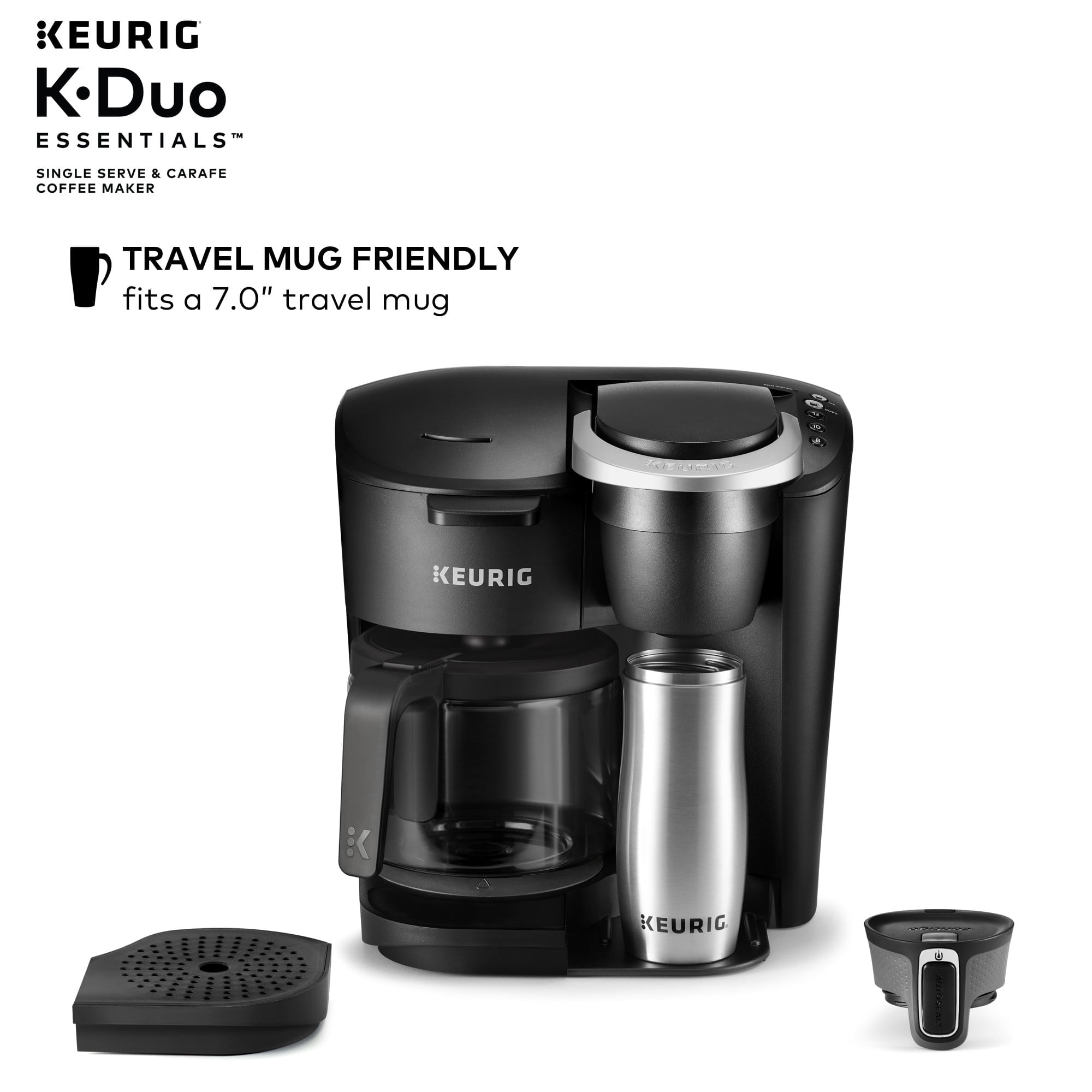Black Keurig K-Duo Essentials Single-Serve Coffee Maker