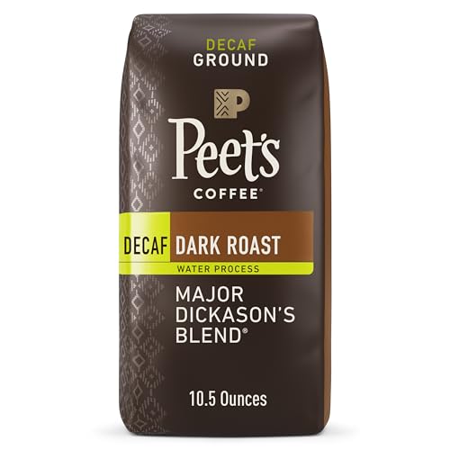 Peet's Coffee Decaf Major Dickason's - Dark Roast, Ground