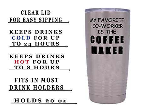 Funny Office Work 20 Oz. Travel Tumbler: Coffee Maker
