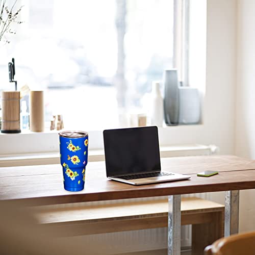 Sunflower Travel Coffee Mug Stainless Steel Reusable