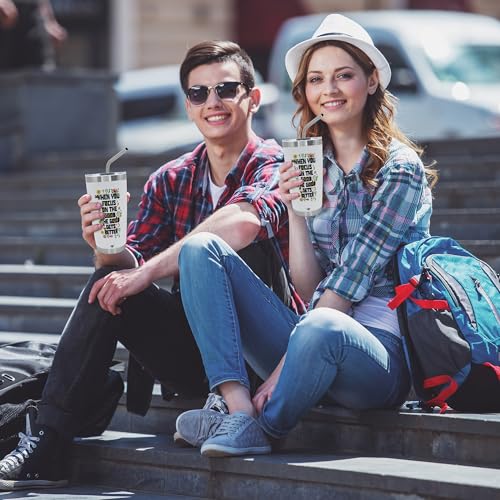 20oz Stainless Steel Coffee Tumbler with Straw - Gift Idea