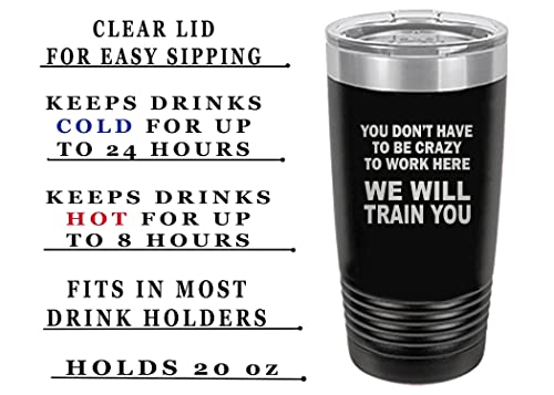 20 Oz. Funny Sarcastic Travel Tumbler for Office