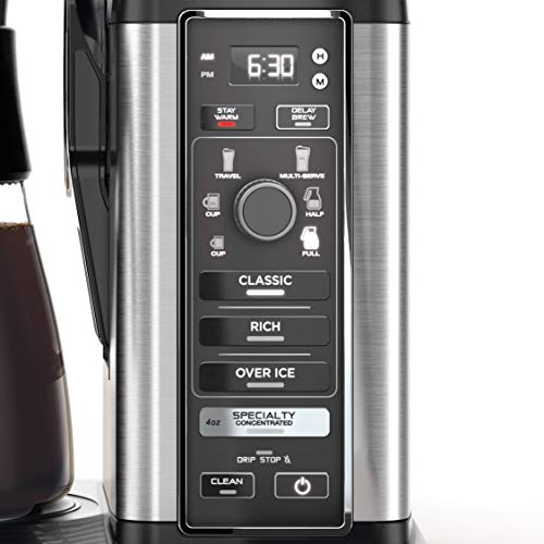 Ninja Specialty Coffee Maker, Glass Carafe, Black Stainless