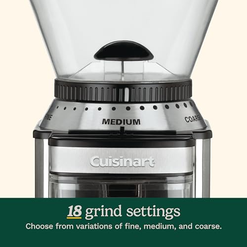 One-Touch Electric Burr Coffee Grinder by CUISINART