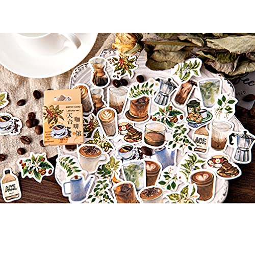 Coffee Drink Sticker Set for Scrapbooking and Crafts