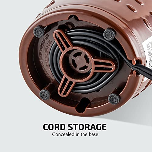 Compact Electric Coffee Grinder - Stainless Blade for Beans