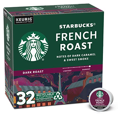 Starbucks French Roast K-Cup Coffee Pods – 32 Pods