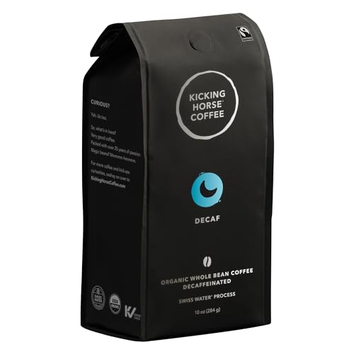 Organic Swiss Water Decaf Dark Roast Whole Bean Coffee