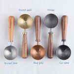 Retro Stainless Steel Coffee Spoon - 10g (Gunmetal)