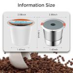 Noalto Reusable K Cups for Keurig Coffee Makers