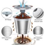 Noalto Reusable K Cups for Keurig Coffee Makers