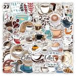 Coffee Stickers - Waterproof Vinyl Decals for Various Surfaces