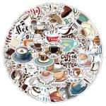 Coffee Stickers - Waterproof Vinyl Decals for Various Surfaces