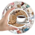 Coffee Stickers - Waterproof Vinyl Decals for Various Surfaces