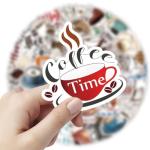 Coffee Stickers - Waterproof Vinyl Decals for Various Surfaces