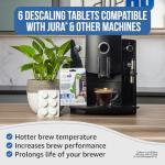 6-Pack Coffee Machine Descaling Tablets | Removes Limescale