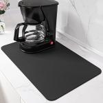 Coffee Bar Mat: Rubber-backed, Absorbent, Fits under Espresso Machine