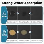 Coffee Bar Mat: Rubber-backed, Absorbent, Fits under Espresso Machine