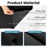 Coffee Bar Mat: Rubber-backed, Absorbent, Fits under Espresso Machine