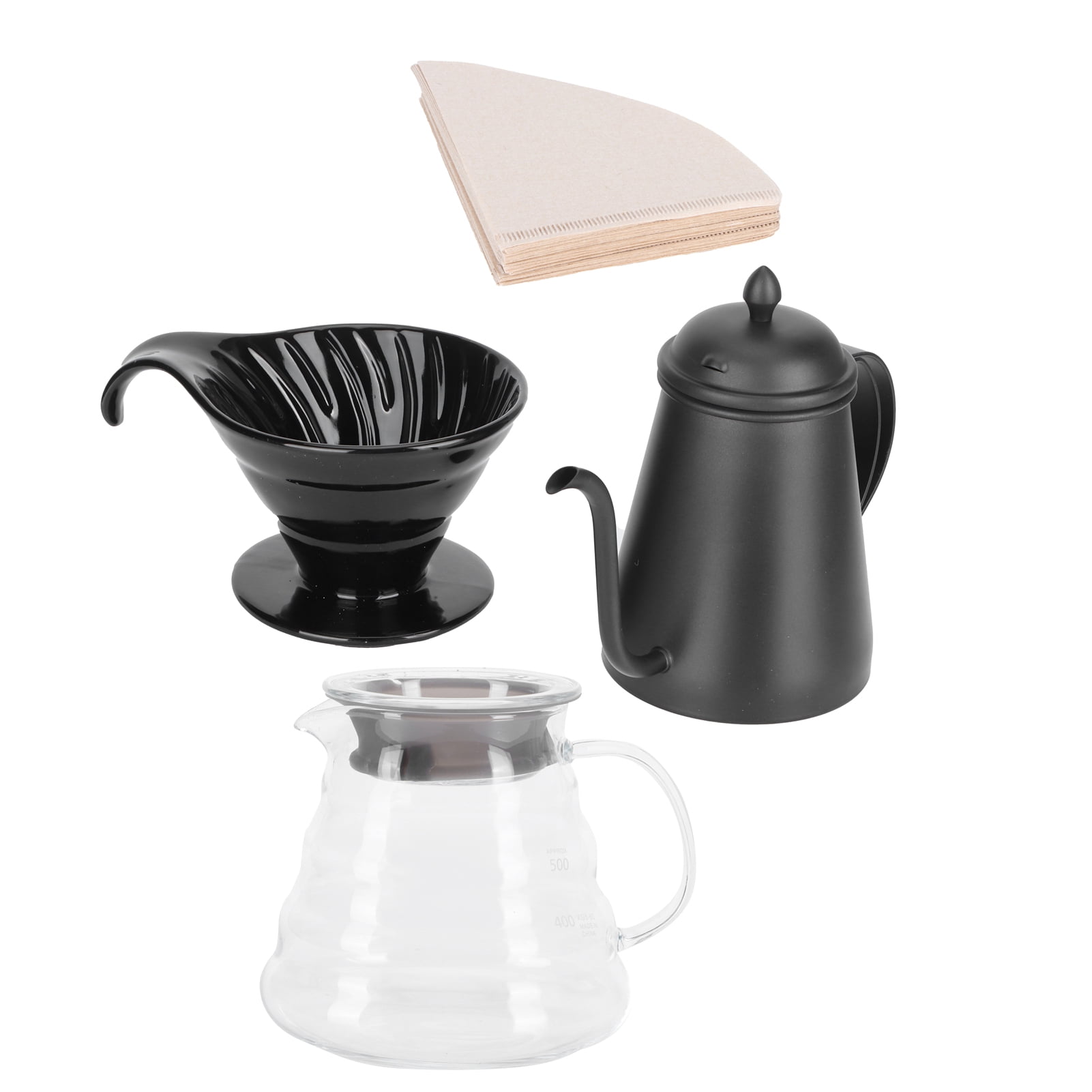Handmade Stainless Steel Drip Coffee Maker Set