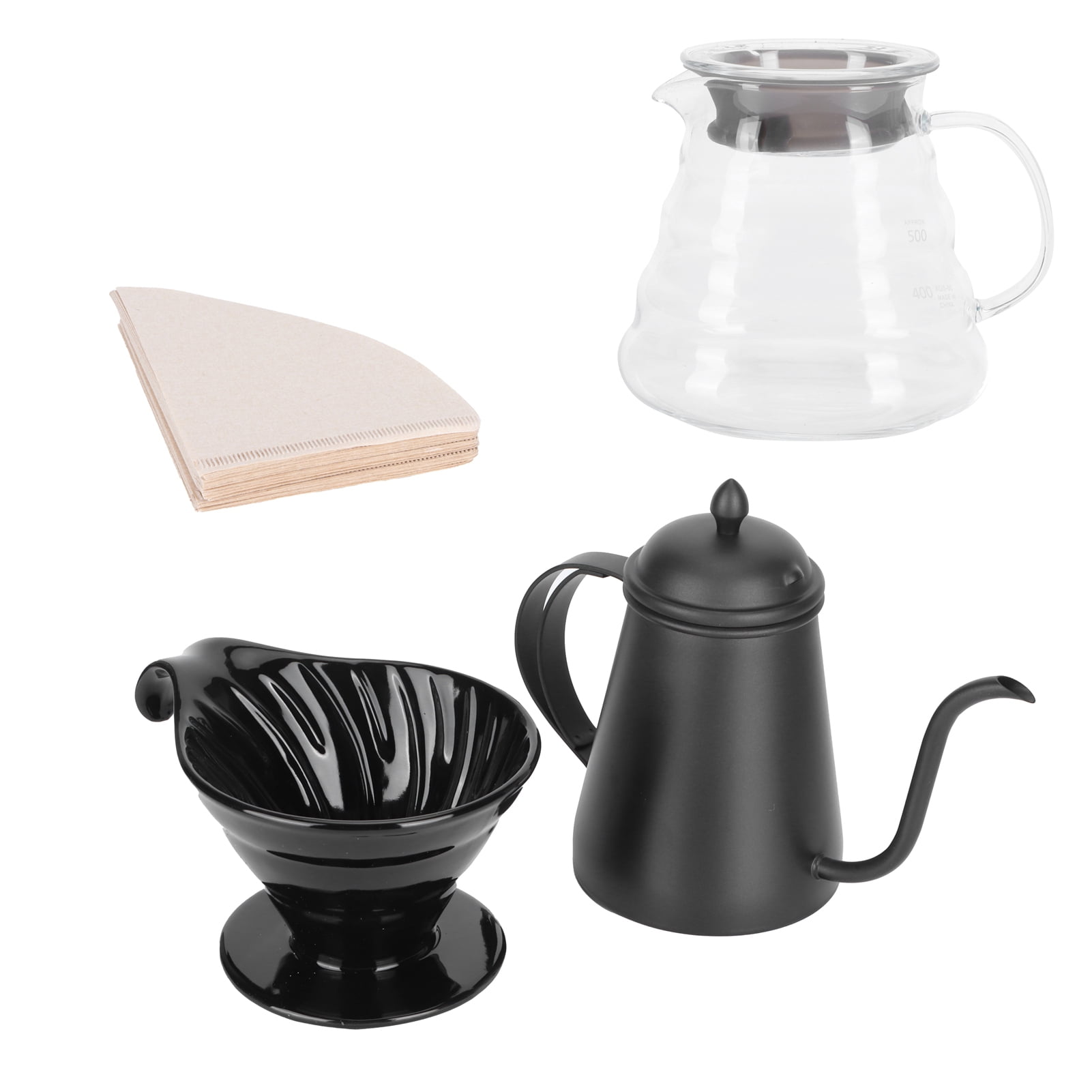 Handmade Stainless Steel Drip Coffee Maker Set