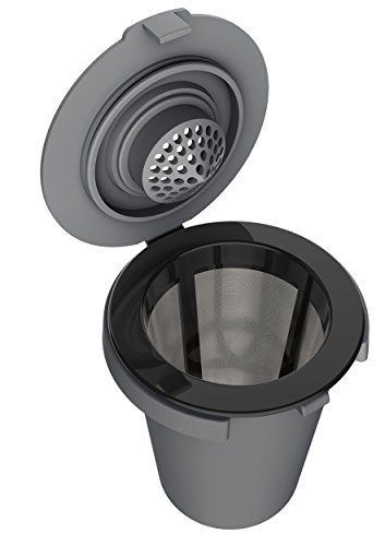 Cuisinart HomeBarista Reusable Filter Cup - Brew Sustainable Coffee, Gray