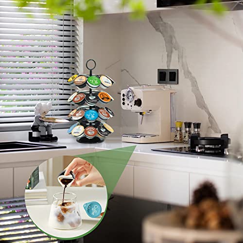 Meegoo Coffee Pod Holder - K-Cup Compatible, 36 Pod Storage