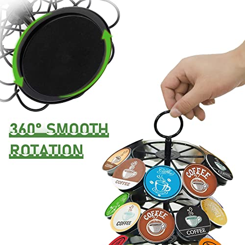 Meegoo Coffee Pod Holder - K-Cup Compatible, 36 Pod Storage
