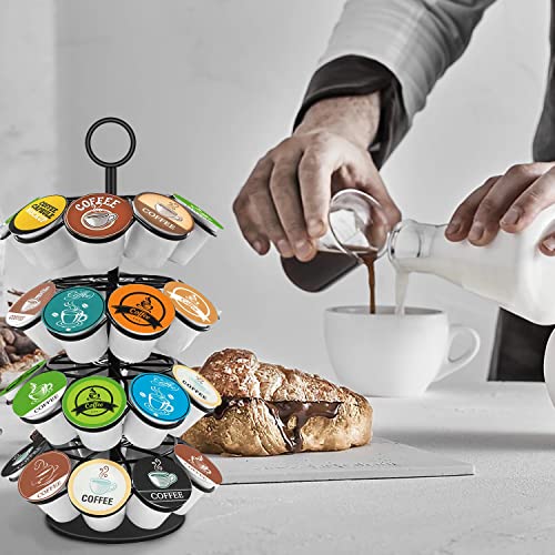Meegoo Coffee Pod Holder - K-Cup Compatible, 36 Pod Storage