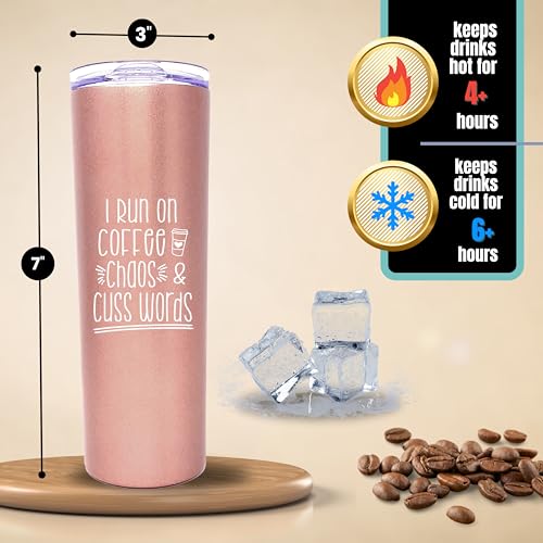 Empowering 20 oz Tumbler - Coffee Lover's Must-Have!