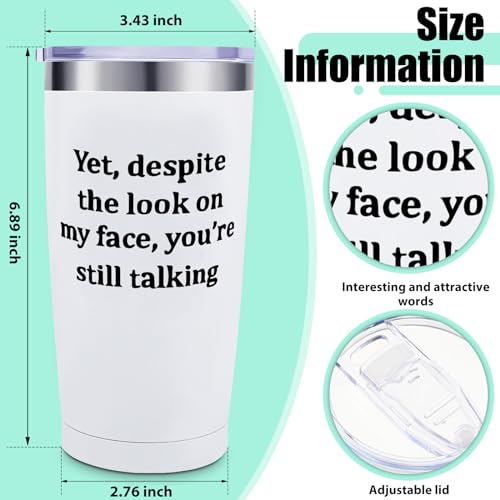 Sarcastic Insulated Coffee Tumbler - Black