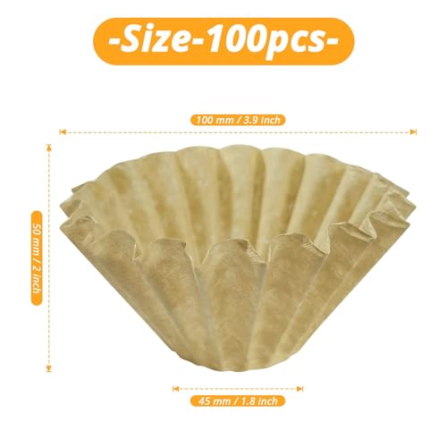 Disposable Coffee Filters - Perfect Brew - 100 Count