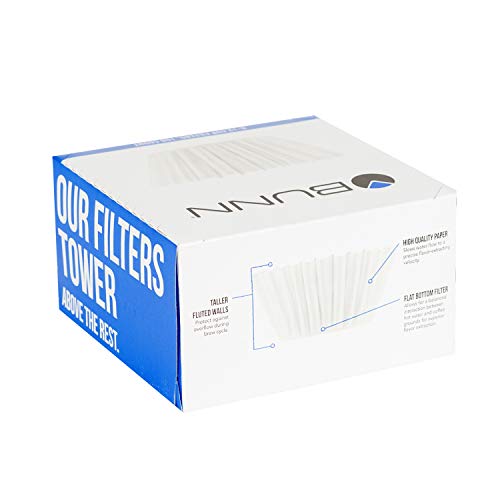 BUNN Coffee Filters, 8-12 Cup, 100ct