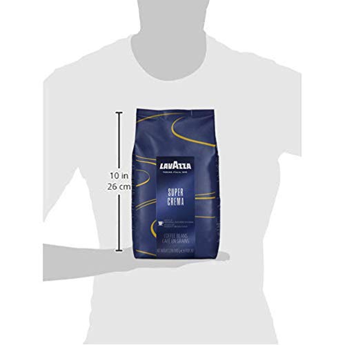 Lavazza Super Crema Whole Bean Coffee: Aromatic and Creamy