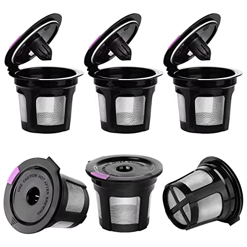 Refillable Reusable K Cups, 6 Pack - Keurig Compatible