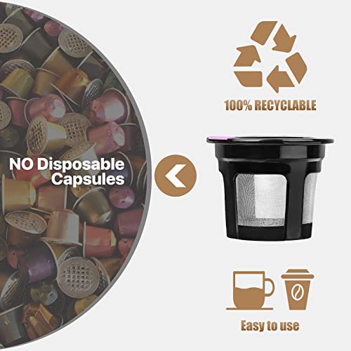 Refillable Reusable K Cups, 6 Pack - Keurig Compatible