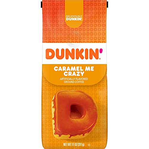 Dunkin' Caramel Me Crazy Ground Coffee, 11oz