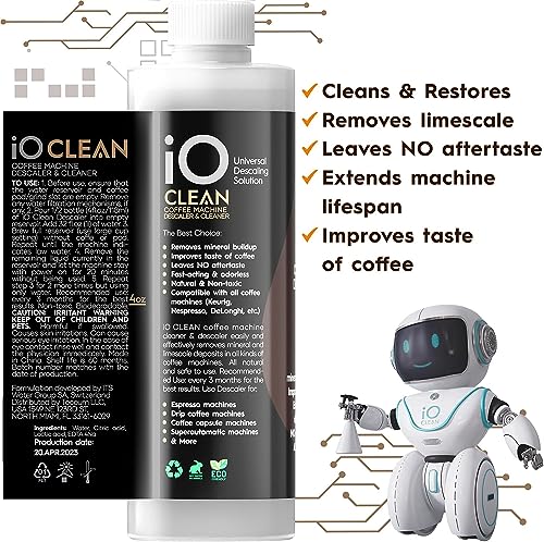 iO CLEAN Coffee Machine Descaler - 4 Uses